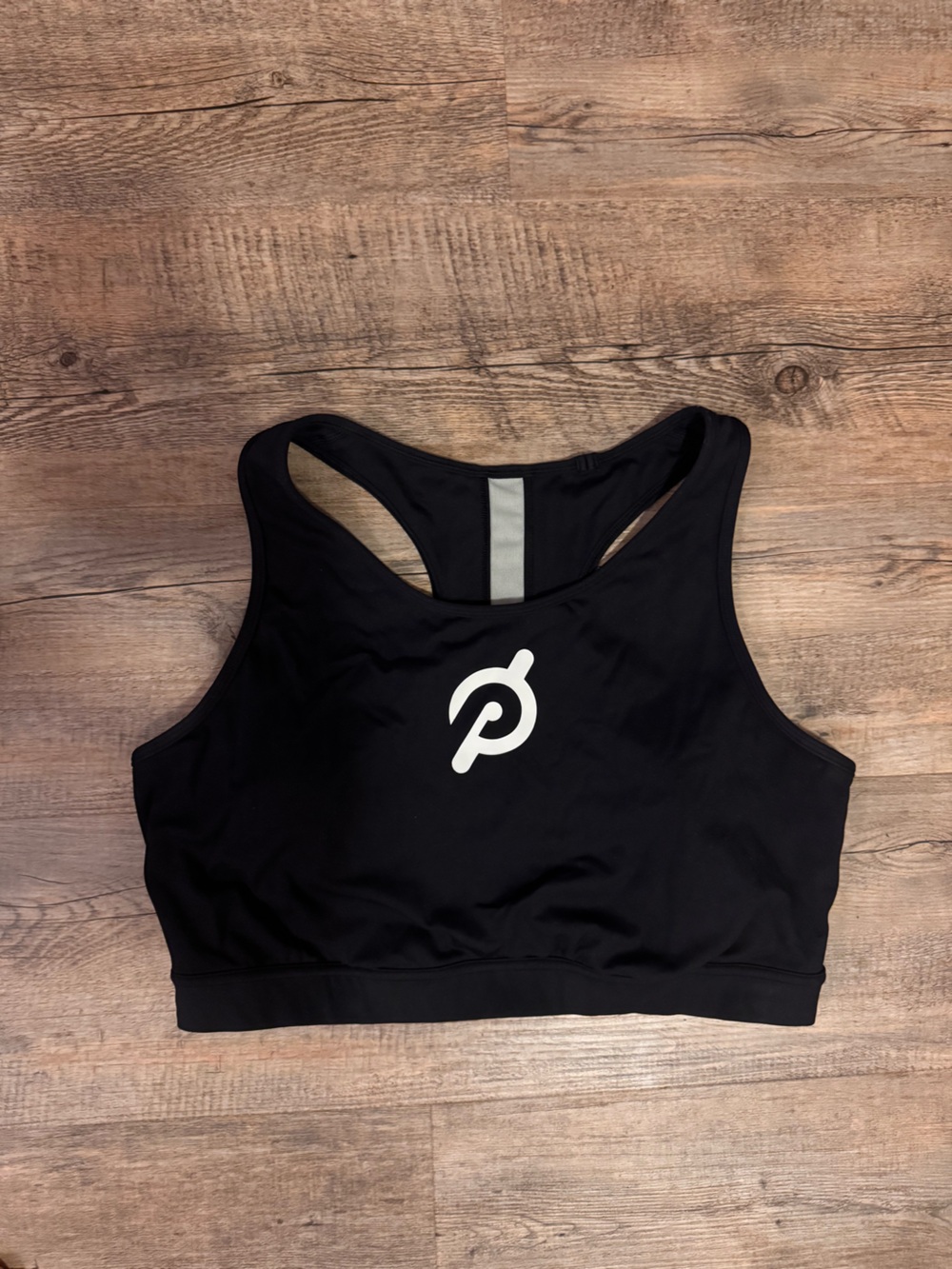 Peloton Black Racerback Sports Bra - size XL